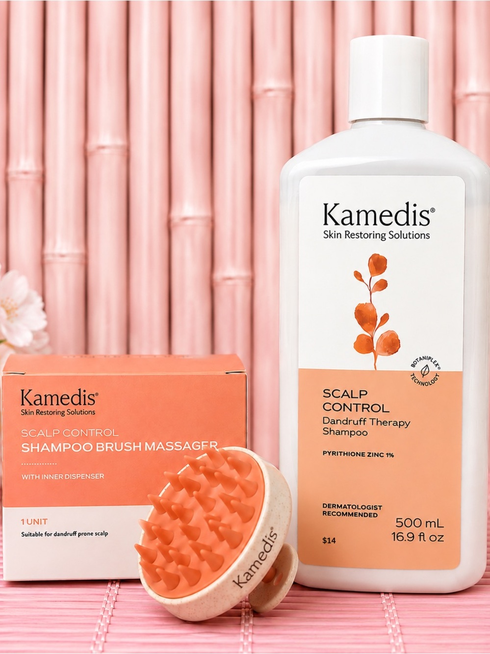 Scalp Control Dandruff Therapy Shampoo & Brush